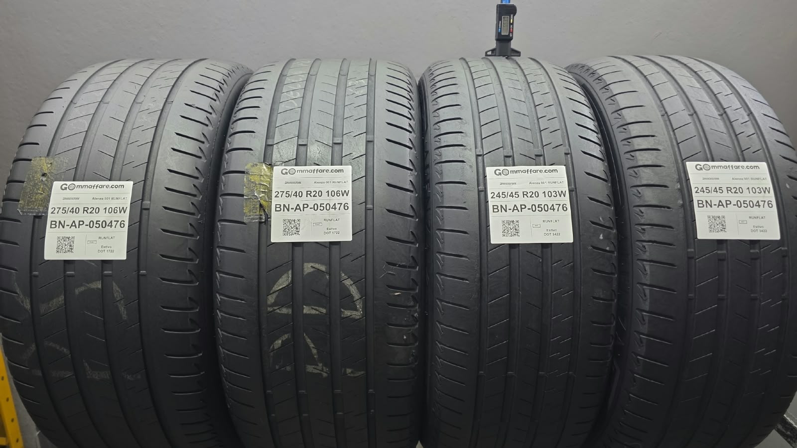 Bridgestone Alenza 001 RUNFLAT 245/45 R20